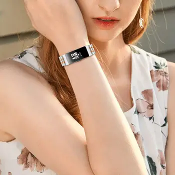 Oulicci Nerūdijančio Plieno fitbit įkvėpti hr band Apyrankę Magnetas Sagtis Pakeisti Fitbit Įkvėpti HR Širdies Smartwatch