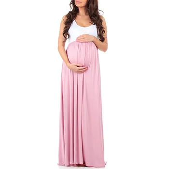 Naujas 2020 metų vasaros motinystės suknelė be rankovių motinystės suknelė kratinys motinystės suknelė S-XL