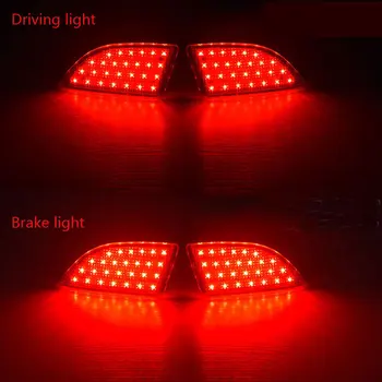 1 Pora LED Galinio Bamperio Atšvaito šviesą Mazda3 Axela BM 5D 2013 m. m. m. 2016 m., Hečbekas, Stabdžių Rūko Stop Žibintas Automobilių Reikmenys