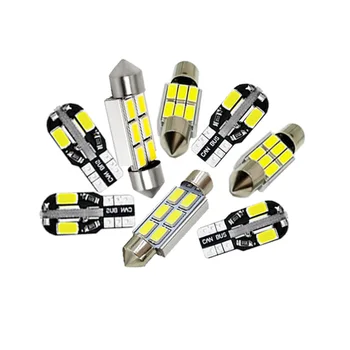 16x LED Licencijos plokštės Vidaus Apšvietimas lempučių Rinkinys, skirtas 1990-1999 bmw 3 serija E36 Sedanas sedanas M3 316i 318i 320i 323i 323is 325i 328i