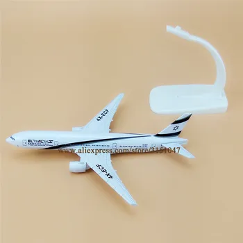 16cm Metalo Lydinio Plokštumoje Modelis Air, El Al Israel Airways 