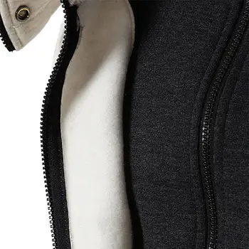 2021 m. Pavasarį Vyrų Hoodie Žiemos Vyrų Vilnos Gobtuvu Palaidinės Mados Siūlėmis Vyrų Laisvalaikio Prekės ženklo Drabužių, Sportinės aprangos Outwear