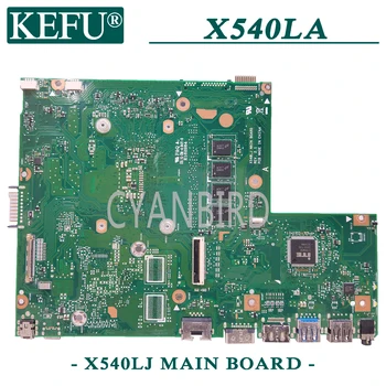 KEFU X540LJ originalus mainboard ASUS VivoBook X540LA X540L su 4GB-RAM I3-4005U Nešiojamas plokštė