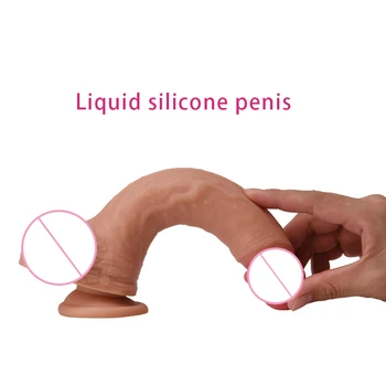 Tikroviškas Dildo Moterų Stipri Siurbimo Taurės Didelis Dirbtinės Varpos Dildo Klitorio Stimuliatorius Sekso Žaislai Moterims, Masturbator