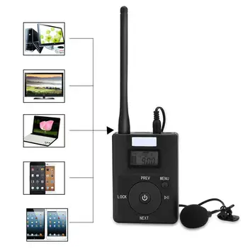 Nešiojamų 3.5 MM AUX Mažos galios Wireless FM Siųstuvas Stereo Radijo Transliacijos Adapteris Parama TF kortelę Xiaomi MP3 PC CD