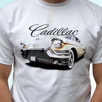 Cadillac Balti Marškinėliai Viršuje Automobilio Dizainas Mens Tee Moterų Vaikams, Kūdikių Dydžiai