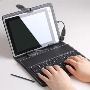 Tinka 10.1 colių-2021 tablet PC (su klaviatūra), Jvomk ultra-plonas tri-fold PU oda atveju, 