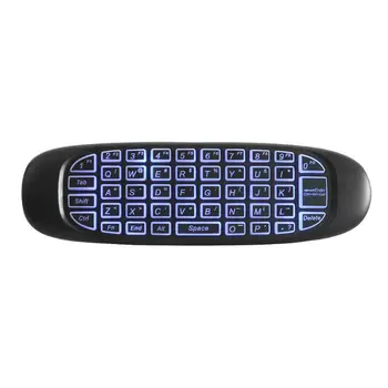 C120 RGB 3 Apšvietimas Skristi Oro Mouse Belaidė Klaviatūra su foniniu Apšvietimu G64 Įkrovimo 2.4 G Smart Remote Control 