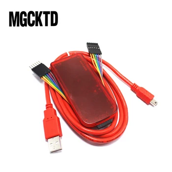 PICKIT2 PIC Kit2 Simuliatorius PICKit 2 Programuotojas Emluator Raudona Spalva w/USB kabelis Dupond Vielos