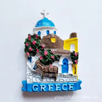 Europos Graikų Šaldytuvas Magnetai, Turistinių Suvenyrų Paryžiuje, Prancūzijoje, Ispanijoje, Barselonoje, Dekoratyviniai Magnetai Šaldytuvas Pasta Dovanų Idėjos