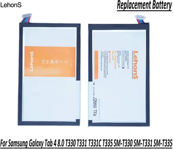 LehonS 1x Naujas 4450mAh Tablet Akumuliatorius, Skirtus Samsung Galaxy Tab, 4 8.0 T330 T331 T331C T335 SM-T330 SM-T331 SM-T335 EB-BT330FBE / U