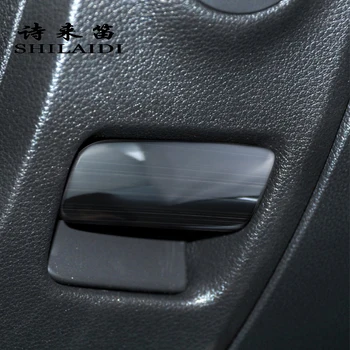 Automobilio Stilius Anglies pluošto ratai rankinis Stabdis P Mygtukus, Dekoratyvinio skydelio Dangtelį Lipdukai Apdaila Audi q7 4l Interjero Auto Priedai
