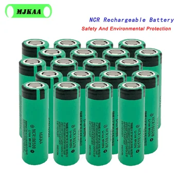 MJKAA 16-20pcs/daug Originalių NCR 18650), 3,7 V 3400mAh NCR18650B Li-ion Įkraunama Baterija
