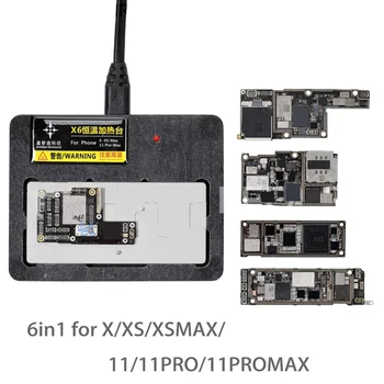 X6 Plokštė Šildymo Atskirti Sluoksniavimasis TELEFONO X XS MAX 11 PRO MAX Protingas Pastovi Temperatūra Net Šildymo Platforma