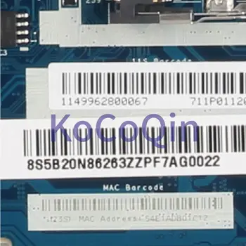 KoCoQin Nešiojamojo kompiuterio motininė plokštė Lenovo Ideapad 320-15IKB I3-7100U Mainboard 5B20N86263 NM-B241 DDR4