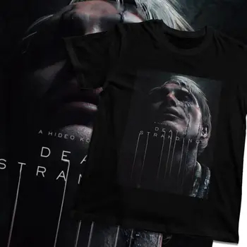 Mirties Vijimo T-Shirt Kojima Tees Hideo Metal Gear Solid Žaidimas Tee Atsitiktinis O-kaklo Madingas Vyras Labai S-6XL Plius Dydžio Marškinėlius