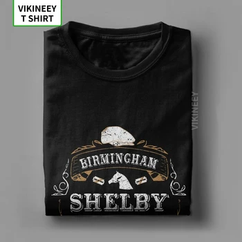 Vyriški Marškinėliai Peaky Laukai Shelby Brothers LTD Juokinga Trumpas Rankovės Įgulos Kaklo Marškinėliai, Topai Medvilnės Grafinis T-Shirt