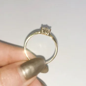 925 Sterlingas Sidabro Spalvos Deimantų Žiedai Dalyvavimo Moterų, Prabangos Imituojamas Anillos Brangakmenio Bauda Papuošalai Bizuteria Žiedai