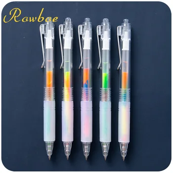 ROWBOE mielas raštinės reikmenys kūrybos gelio rašiklis svajonė spalvų akvarelė pen mergina mielas flash pen sąskaita pen kawaii prekes