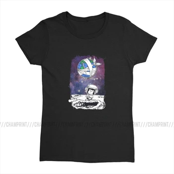Cool Kosmoso Marškinėliai Moterims Mafalda Animacinių filmų Mados marškinėliai trumpomis Rankovėmis Įgulos Kaklo Tees Viršuje Laisvalaikio Drabužių Moterų Didelis Dydis