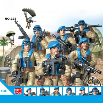 1:35 masto Šiuolaikinės karinių veiksmų skaičiai Jungtinių Tautų taikos Palaikymo Kovos su terorizmu specialiųjų pajėgų mega block ginklas plytų žaislas
