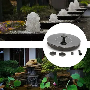 LED šviesos fontano siurblys, saulės energijos fontanas plūduriuojantis lauko baseinas, vandens Funkcija plaukiojantis fontanas
