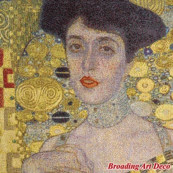 Gustav Klimt Portait Adele Bloch-Bauer I (Aukso) Gobelenas Sienos Kabo Žakardo Pynimo Gobeleno Apdailos Medvilnė 140*140cm