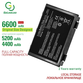 6600 mAh Nešiojamas Baterija Asus K40 K40IN K50 K50IN K50IE K50IJ K60 K61 A32-F82 a32-f52 f82 X8B k50in Pro8DIJ K70AS-X2A k61ic
