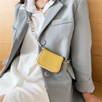 Mini moterims įstrižainės portaliniai maišelį 2020 Mados, Naujo Modelio panele Sankabos Krepšys pečių diržo, grandinės moterų klasikinis mažas kvadratas krepšys