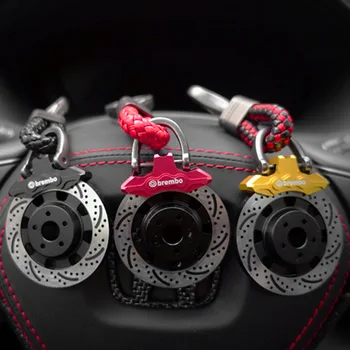 Custom paketų prižiūrėtojų raktinę automobilių pakabukas motociklas keychain metalo automobilių stabdžių diskų raktų pakabukas automobilių žiedas, raktų pakabukai, skirta paketų prižiūrėtojų raktinę automobilių ac