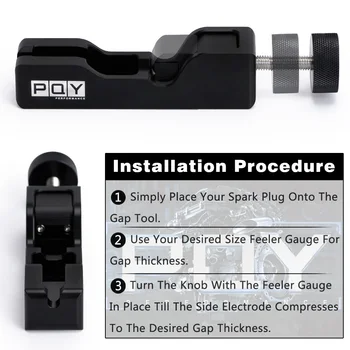 Universalus Uždegimo žvakės Tarpelis Įrankis Elektrodas Kompresai 10mm 12mm kaip 14mm 16mm Aukštos Turbo Power Kit VR-SLV01