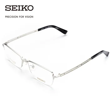 SEIKO Titano ir Stiklo Rėmelyje Vyrų Trumparegystė Multifocal Lankstus Akių Akinius, Žmogus Progresuojančia Akių Rėmo S9004 Made in Japan