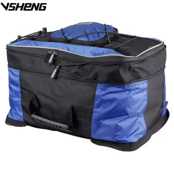 VSHENG naujas didelės talpos dviračio krepšys, lietaus, dviračių galinis krepšys kelio automobiliu uodega maišo laikymo maišelis lauko jojimo saugojimo krepšys