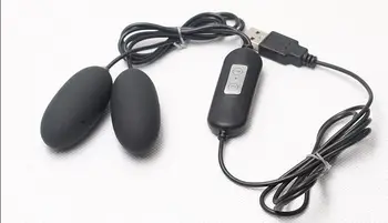 USB Sąsaja Dvigubai Meilės Kiaušinių Vibratorius, Sekso Žaislai, Moteris, suaugusiems, sekso parduotuvė