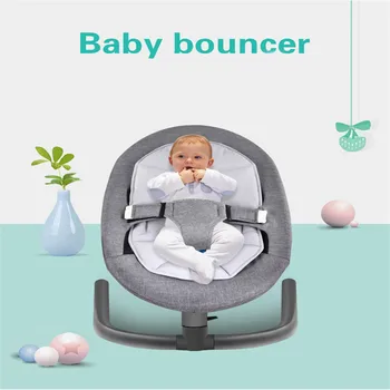Kūdikių Supamoji Kėdė Aliuminio Naujagimių Sūpynės Bouncer Kėdutė, Kūdikio Miego Krepšelį Automatinė Lopšys Bamblys