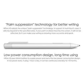 Už H3 Tablet Paspauskite Rašiklį, Pieštuką / Rašysenos Rašiklis CHUWI MiniBook 8 Colių 