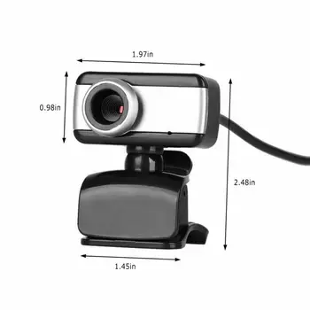 Naujas HD USB Kamera, web Kamera, Nešiojamas Darbalaukio Interneto Kamera Webcam 480p Su Mic Tinka Live Transliacijos Vaizdo skambučiams