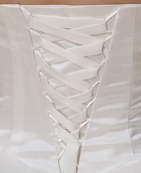Realios Foto vestido de noiva de 2017 Naują Atvykimo Prabanga Organza Stebėjimo Su Laivapriekio Diamound Crystal nuo Peties Princesė 24