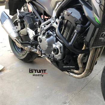 Už Kawasaki Z900 2017 2018 2019 2020 Motociklo Visą Sistemą Modifed Išmetamųjų Pabėgti Titano Lydinio, Priekiniai Artimųjų Nuorodą Vamzdis