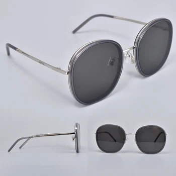 2020 Naujas Mados Korėja akiniai nuo saulės moterims, vyrams Acetatas Poliarizuota UV400 lens ŠVELNUS Rimo vyrų, moterų, Akiniai nuo saulės Su prekės Byla
