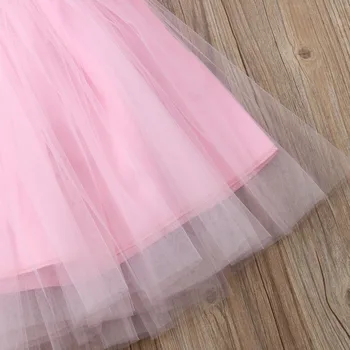 Mergina Dress 2019 M. mergytę Bamblys Šalies Tutu Suknelė Nėrinių Šalis Inscenizacija Gimtadienio, Vestuvių Suknelė Princesė suknelė