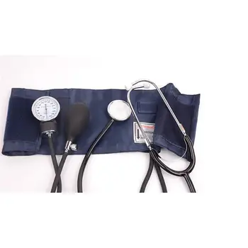 Aneroid Sphygmomanometer ir Stetoskopas Rinkinį Smart Sveikatos Namų Vadovas Kraujo Spaudimo Matuoklis Matuoklis Daviklis