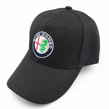 Unisex Medvilnės Automobilio logotipas rezultatų Beisbolo kepuraitę skrybėlė Alfa Romeo 159 147 156 giulietta 147 159 mito Motociklo ir Automobilio Stiliaus