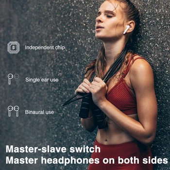 X15 Belaidės Ausinės Ausinės Bluetooth 5.0 TWS Rankų Mini Bass Touch Kontrolės Ausinių Su Mikrofonu, Skirtų 