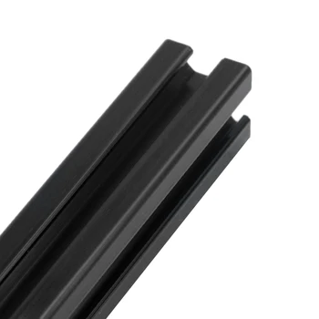 4pcs Black 150-800mm 2020 Aliuminio Profilių Ekstruzijos Rėmas CNC Lazerinio Graviravimo Staklės, 3D Spausdintuvą, Fotoaparato Slankiklį Baldai