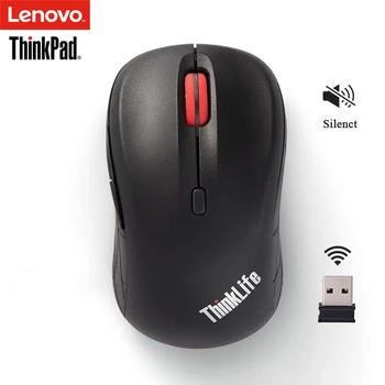 Lenovo ThinkPad WLM200 silent wireless mouse nešiojamas kompiuteris office home universalus ThinkLife pelės