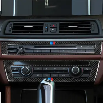 BMW F10 5 Serijos Vidaus Apdailos Anglies Pluošto Automobilinis CD Valdymo Skydelis