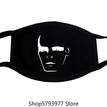Gary Numan Logotipą, Juoda Nauja Kaukė Vaisiai Loom Visų Dydžių