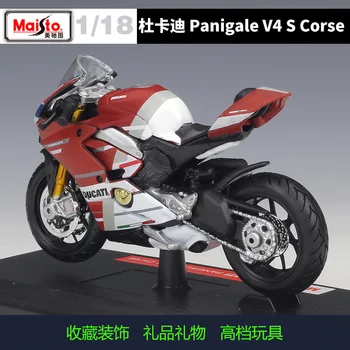 Maisto 1:18 Ducati Panigale V4 S Corse 1199 Superleggra Diecast Modelio Motociklo Berniukas Žaislai