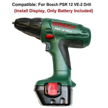 Už Bosch 12V 2/3ah PSR 1200 Pakeitimo įrankis baterija GSR 12 V 2.0 AH AHS GSB GSR 12VE BAT043 BAT045 BAT046 BAT049 BAT120 BAT139